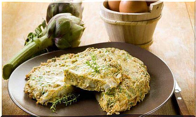 Recipes with artichokes: Spanish omelette