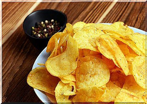 Chips can cause heartburn