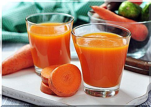 Carrot juice in an alkaline diet