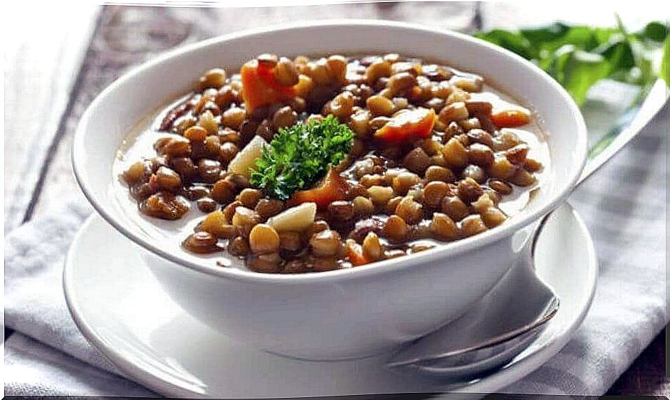 Increase platelet count with lentils