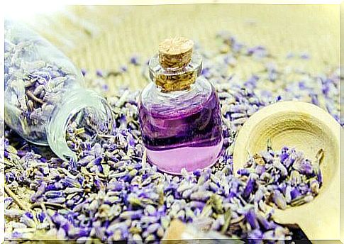 A fragrance recipe with lavender, baking soda and apple cider vinegar