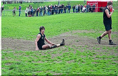 Boy on a field