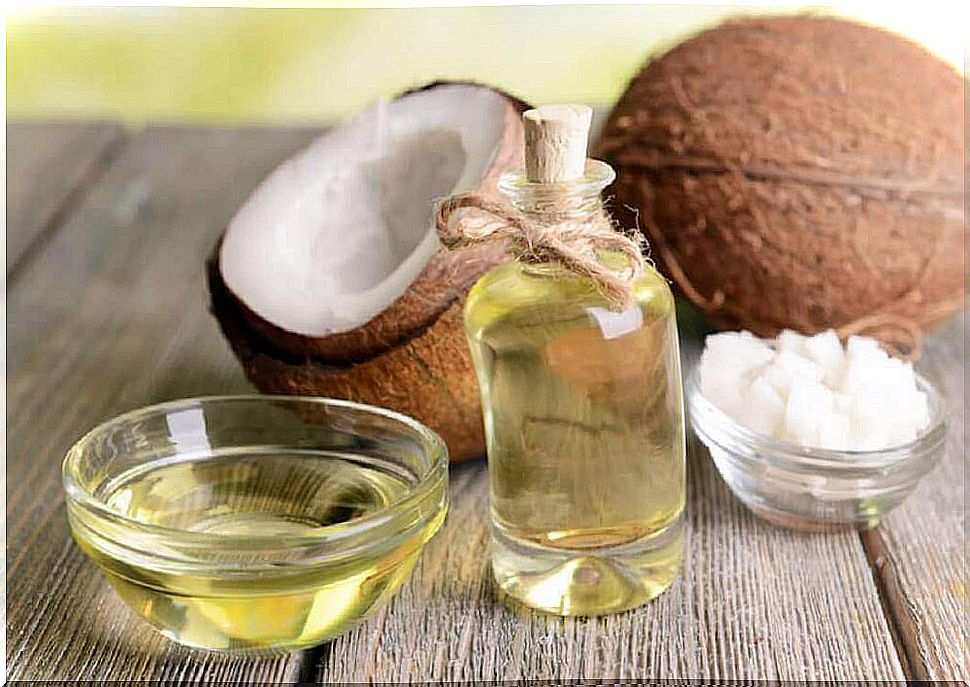 Slimming and nourishing lotion with coconut oil